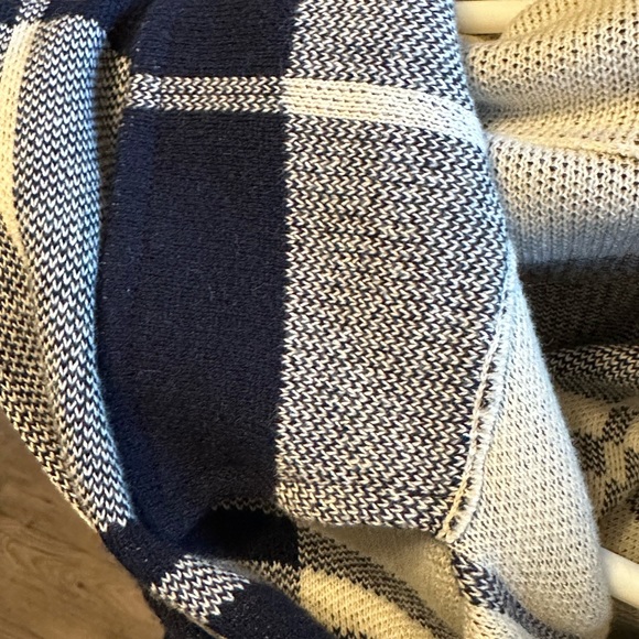 Chaps Asymmetrical Zipper Vest - Navy 1X - Picture 2 of 8